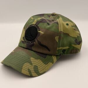 Golden State Warriors 47 Camo Clean Up Adjustable Hat NBA Mens OSFA Strapback